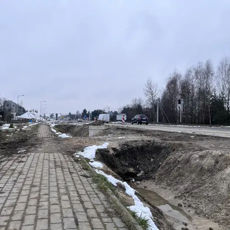 Rozbudowa ul. Warszawskiej [styczeń 2023] - fot 15